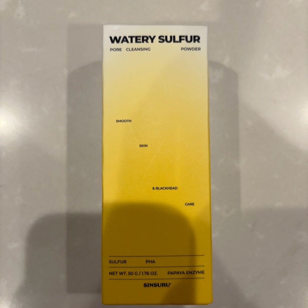 SINSURU Watery Sulfur Cleansing Powder